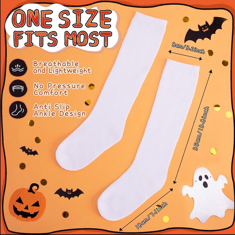 Lainlight Store Knee High Socks for Women Casual Tube Knee Socks Elasticity Long Stockings Halloween Accessories - Image 2